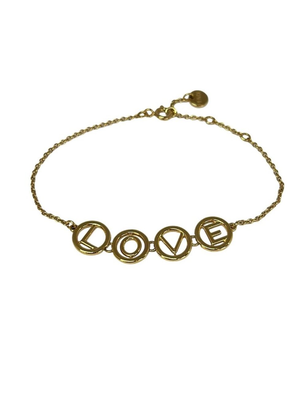 Fendi Bracelet Gold Love